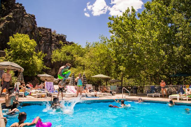 Poolside at Veyo Pool Resort