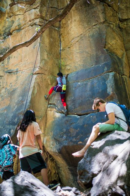 The bolted basalt walls of Crawdad Canyon