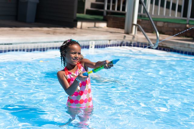 Guests at the spring-fed pool, Veyo Pool Resort