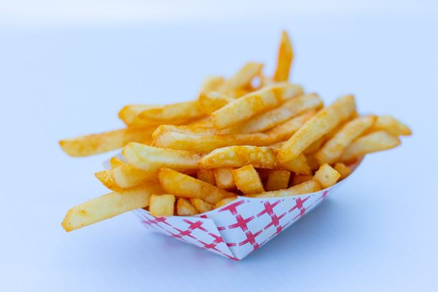 A basket of fries from the Lava Grill