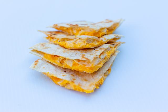A chicken quesadilla from the Lava Grill