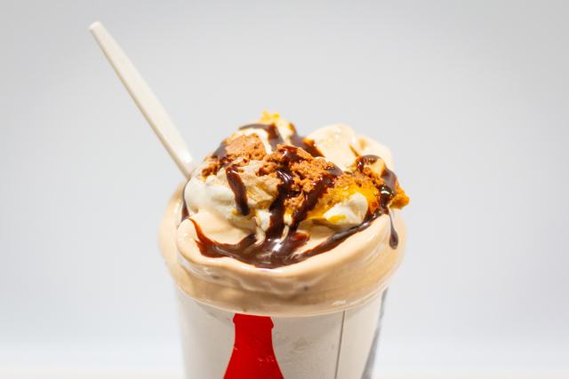 A Veyo Pie Shake — real pie blended into thick soft-serve